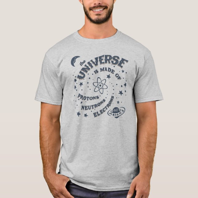 T-shirt Débiles atomiques d'univers (Devant)