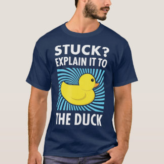 T-shirt Débogage de canard en caoutchouc Drôle Programmeur