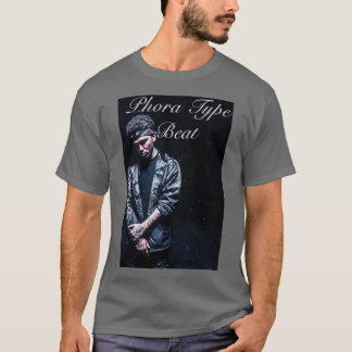 T-shirt debout lcmich phora rappeur lcmichype pensif être