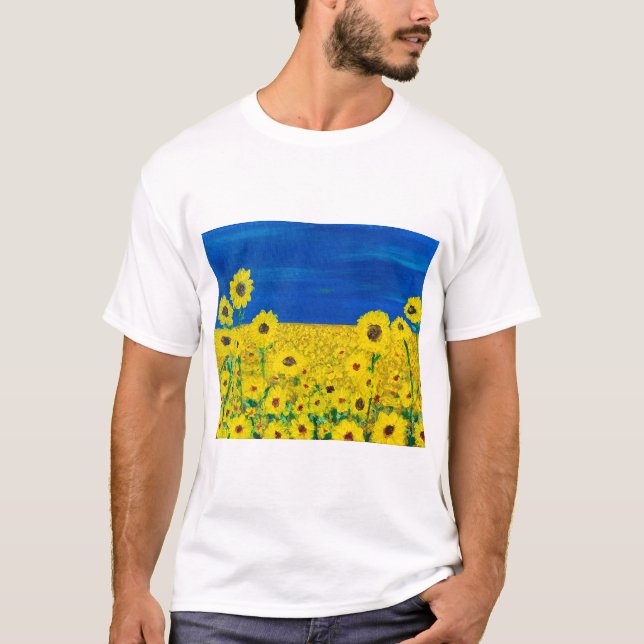 T-shirt "Debout pour la démocratie" (Devant)