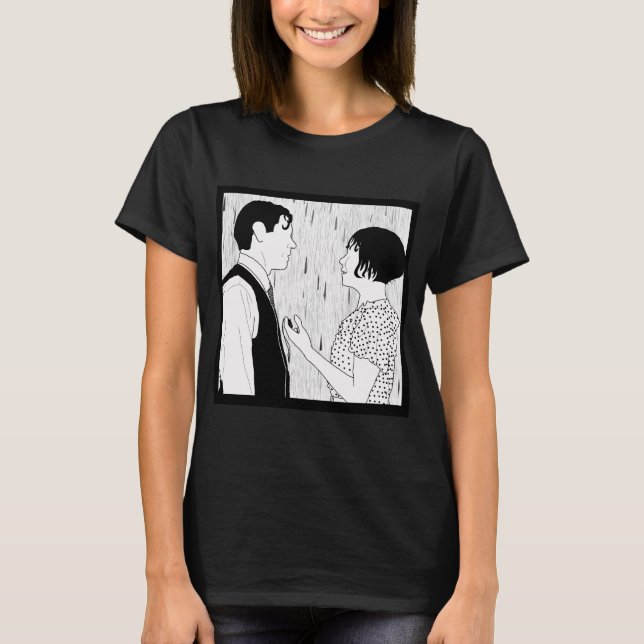 T-shirt Debout sous la pluie (Devant)