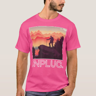 T-shirt Débrancher Randonnée Mountain Outdoor Nature Campi