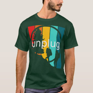 T-shirt Débrancher sur le rétroviseur du Randonnée de déba