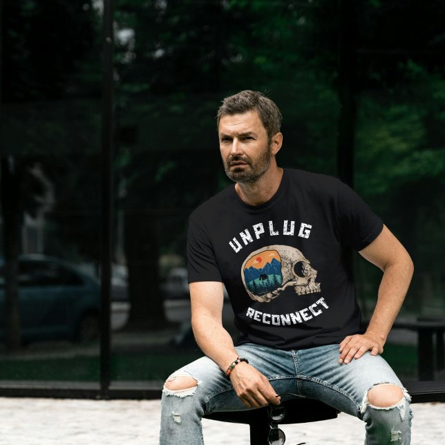 T-shirt Débranchez Et Reconnectez La Vie Des Campeurs (Créateur téléchargé)