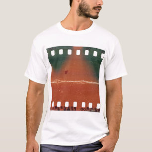 T-shirt Début de bande de film 35 mm, rayures cool.