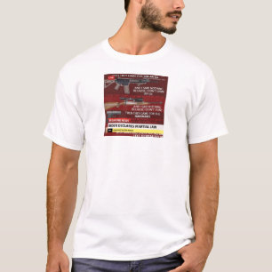 T-shirt DÉBUT DE LA CONSFICATION DES ARMES À FEU (fake new