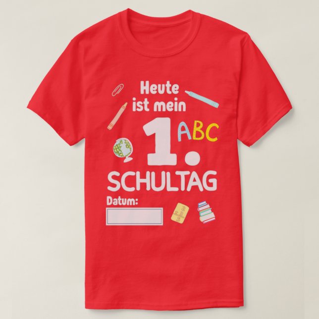 T-shirt Début de l'inscription scolaire de l'enfant 31 (Design devant)