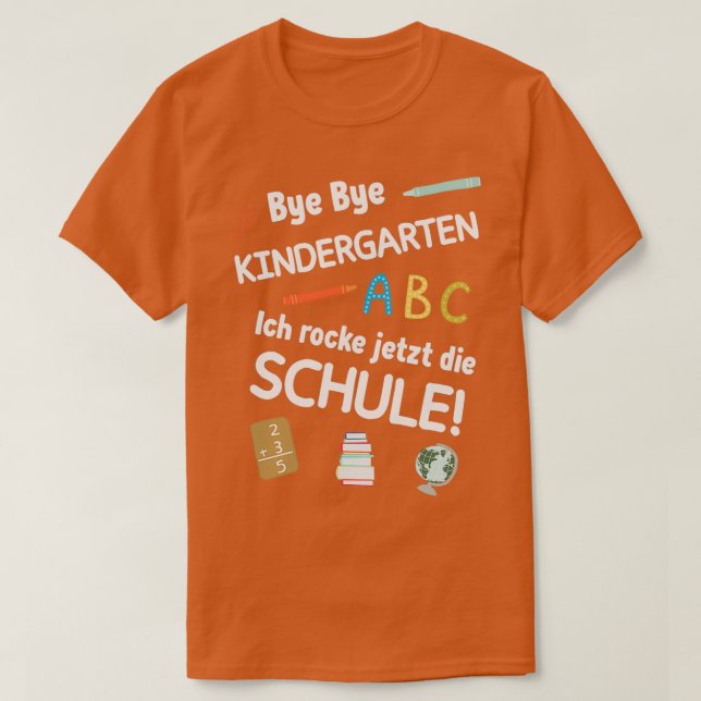 T-shirt Début de l'inscription scolaire de l'enfant 48 (Design devant)