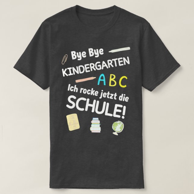 T-shirt Début de l'inscription scolaire de l'enfant 5 (Design devant)