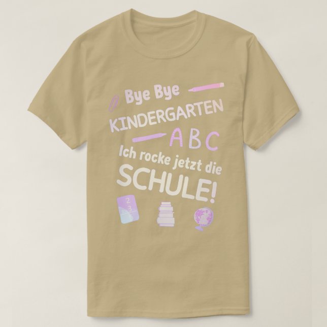 T-shirt Début de l'inscription scolaire de l'enfant 52 (Design devant)