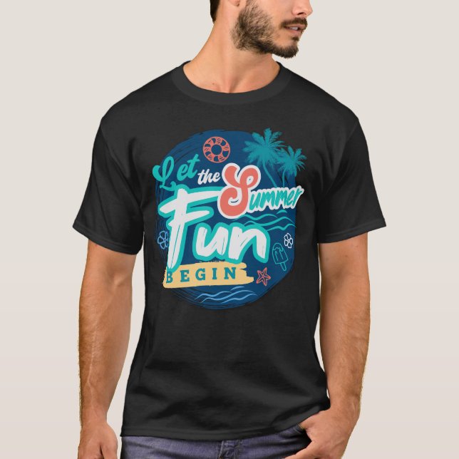T-shirt Début des loisirs d'été (Devant)