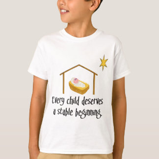 T-shirt Début stable