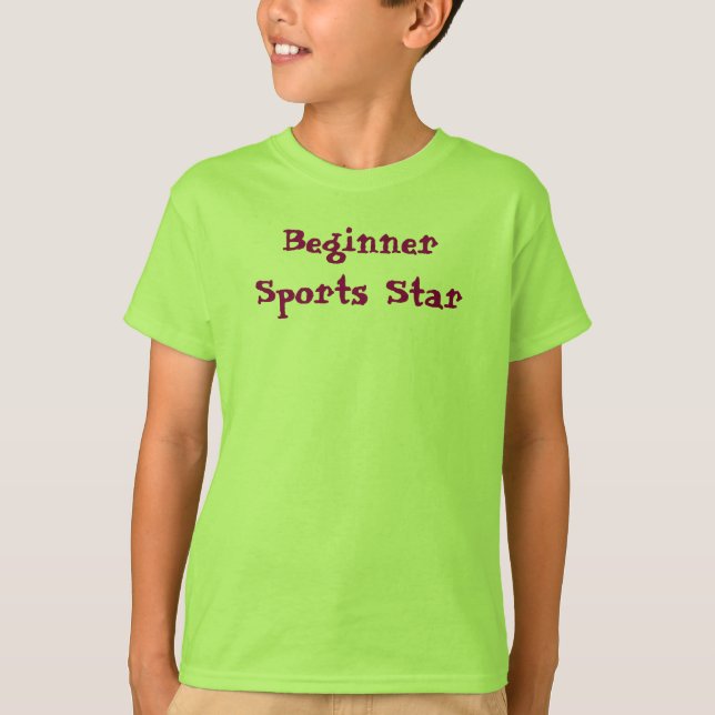 T-shirt Débutant Star du Sport  (Devant)