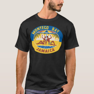 T-shirt Décal Vintage voyage de Montego Bay Jamaïque