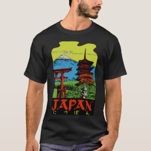 T-shirt Décal Vintage voyage japonais