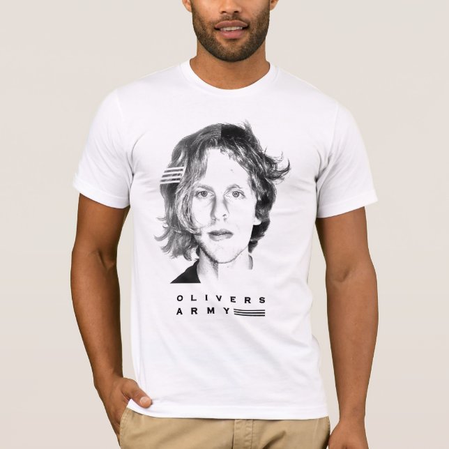 T-shirt Décalque de visage d'armée d'Olivers (Devant)