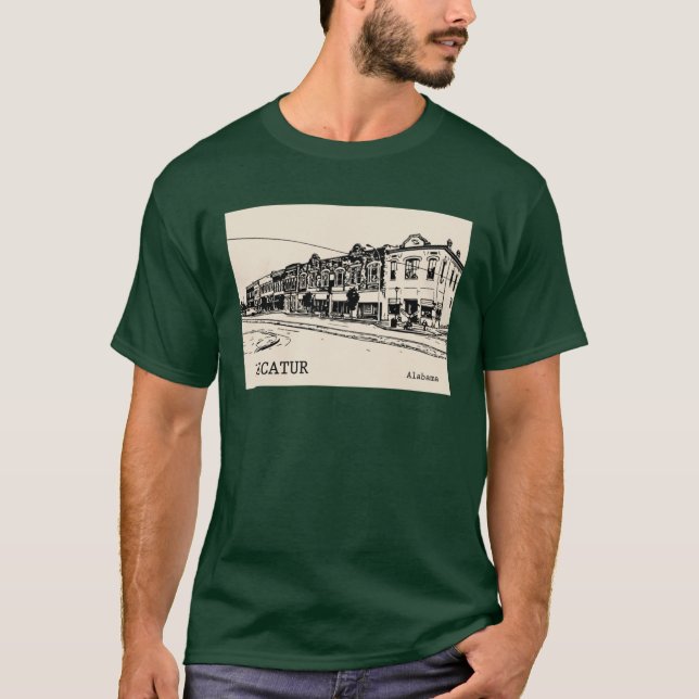 T-shirt Decatur Alabama 1 (Devant)