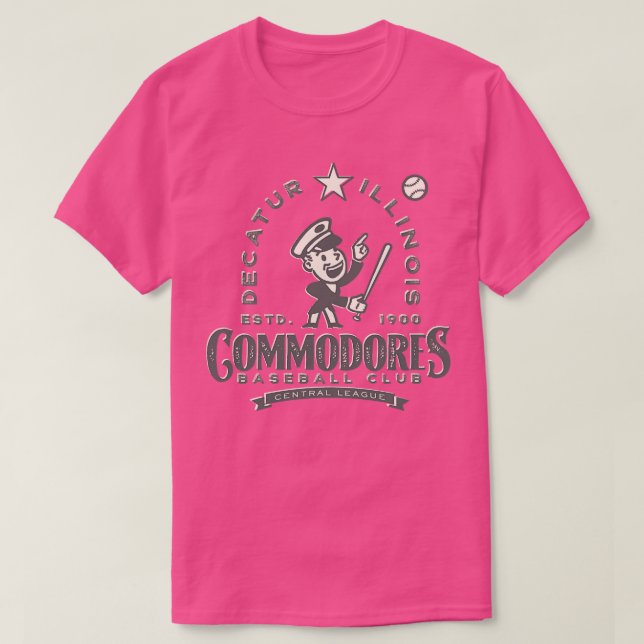 T-shirt Decatur Illinois Commodores (Design devant)