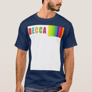 T-shirt Decca record arc-en-ciel vinyle