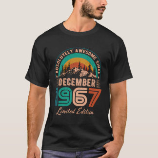 T-shirt Décembre 1967 Anniversaire extraordinaire depuis d