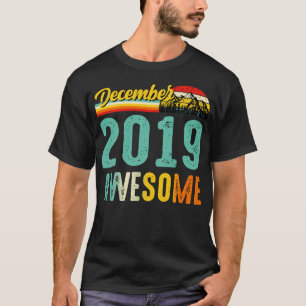T-shirt Décembre 2019 Birthday Gift Shirt Vintage Décembre