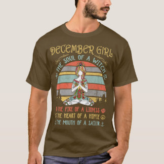 T-shirt Décembre Fille Les Âmes D'Une Sorcière Vintage Yog