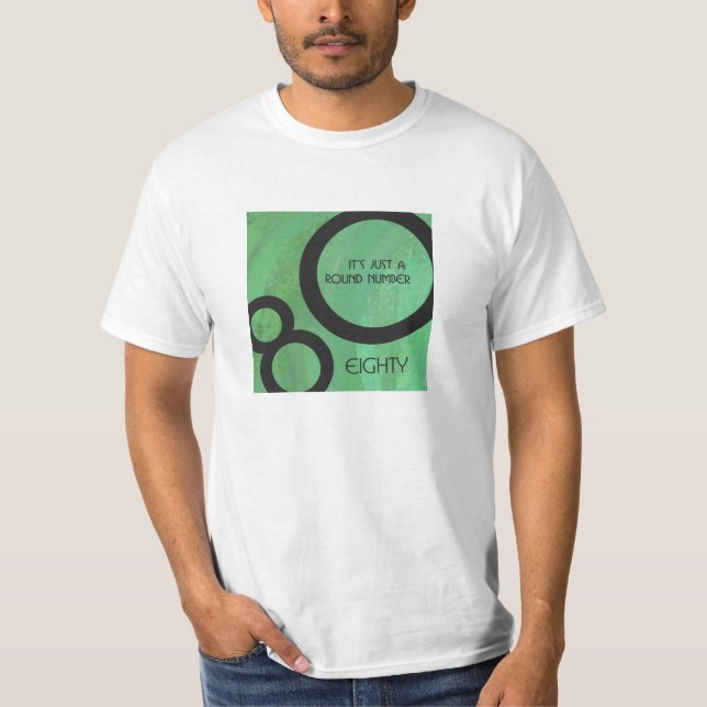 T-shirt Décennie verte 80e anniversaire (Devant)