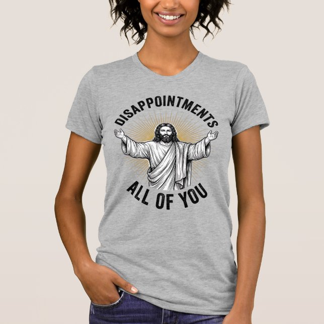 T-shirt Déceptions Vous Tous Chemise Religieuse Vintage (Devant)