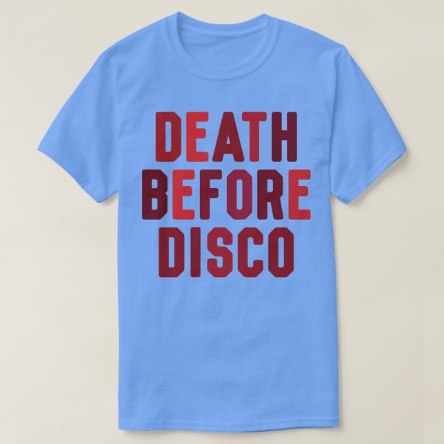 T-shirt Décès avant disco (Design devant)