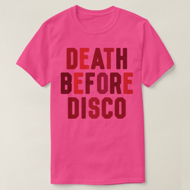 T-shirt Décès avant disco (Design devant)