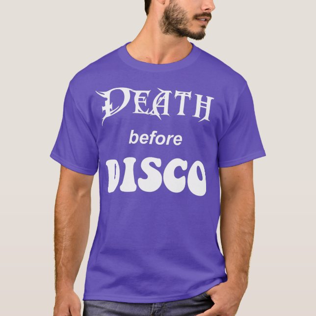 T-shirt Décès Avant La Chemise Disco (Devant)