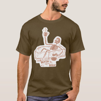 T-shirt Décès avant Sticker Decaf