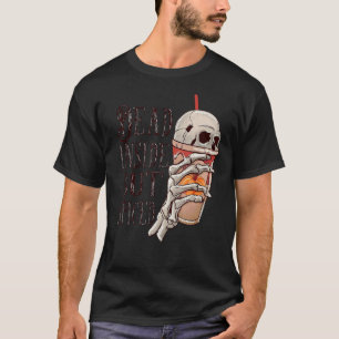 T-shirt Décès dans Halloween Latte Café International D