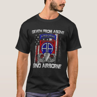 T-shirt Décès de la 82e division aéroportée supérieure1230
