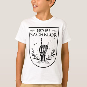 T-shirt Décès d'un célibataire Équipage gothique de marié 