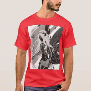 T-shirt Décès Goth Squelette Fée esthétique Fairywave Faec