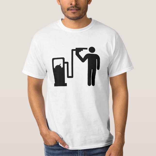 T-shirt Décès par buse à gaz (Devant)