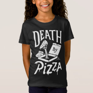 T-Shirt Décès par Pizza drôle