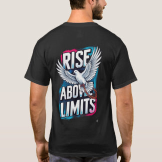 T-shirt Déchaîné : Bordure Urbaine Rose & Bleu - ÉLEVEZ-VO