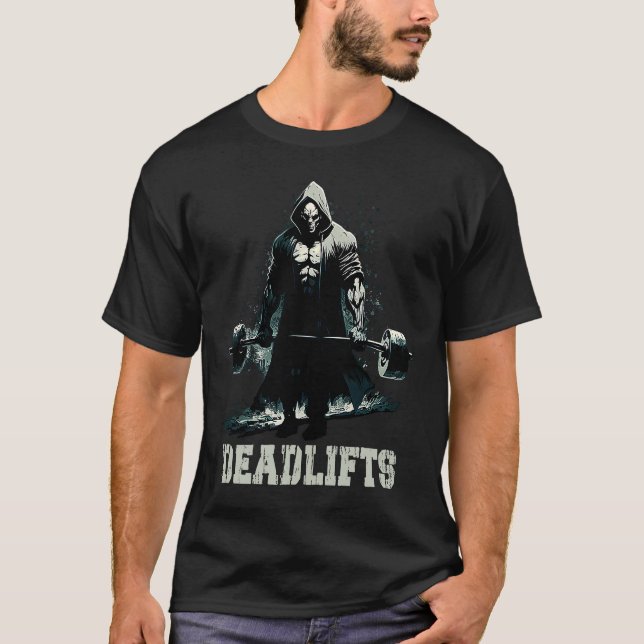 T-shirt Décharges Gym Leg Day Grim Reaper Décharge Wei (Devant)