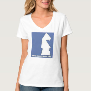 T-shirt d'échecs avec le motif d'échecs