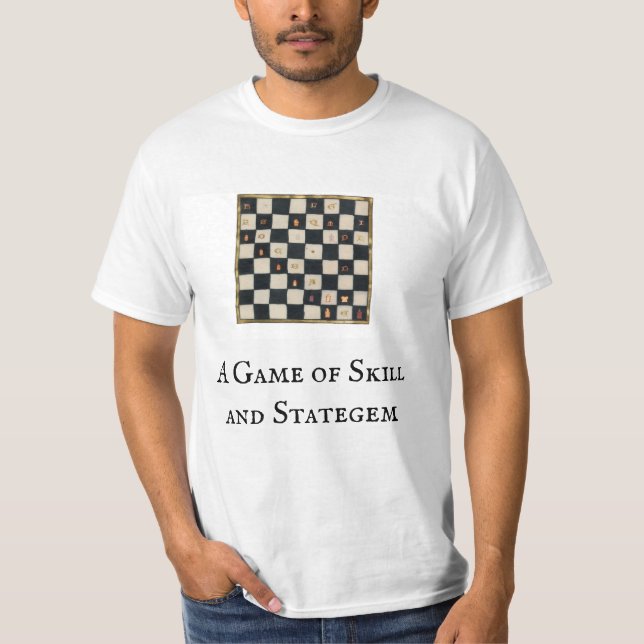 T-Shirt d'échecs médiévaux (Devant)