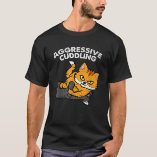 T-shirt Déchets agressifs Jiu Jitsu BJJ Arts Martiaux Homm