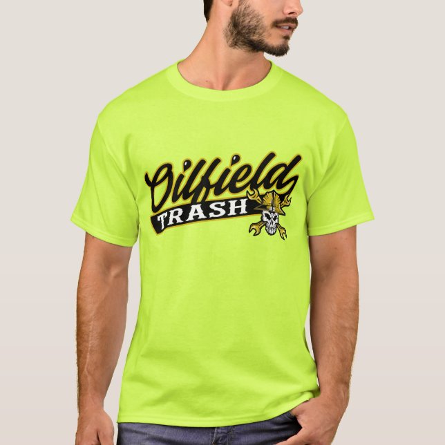 T-SHIRT DÉCHETS DE CHAMP PÉTROLIFÈRE (Devant)