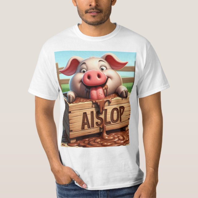 T-shirt Déchets de l'IA ! (Devant)