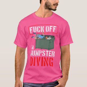 T-shirt Déchets de plongée à la poubelle Div