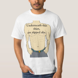T-shirt déchiré d'ABS