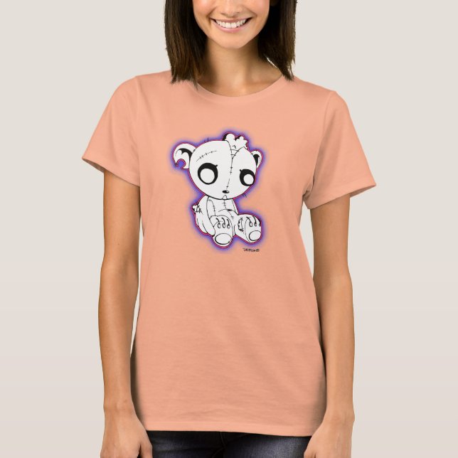 T-shirt Déchiré Sans Vous Détruit Teddy Bear Design (Devant)