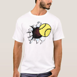 T-shirt Déchirure du base-ball il