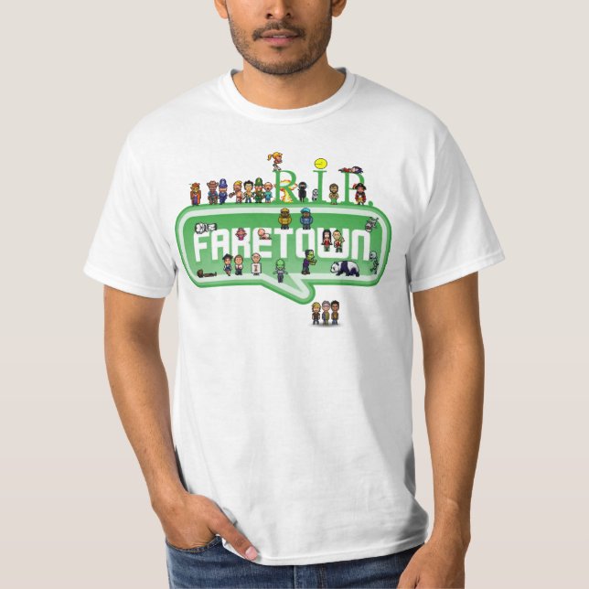 T-shirt DÉCHIRURE Faketown (Devant)